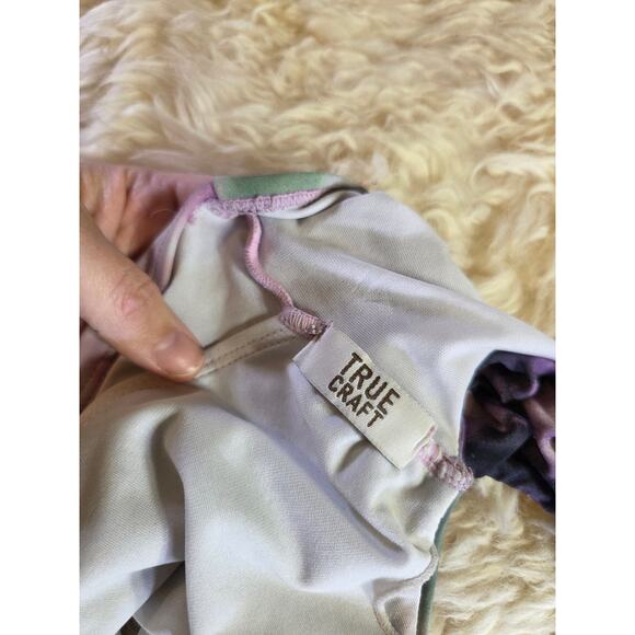 Truecraft Tie Dyed Bikini Purple Turquoise Small - Picture 5 of 8